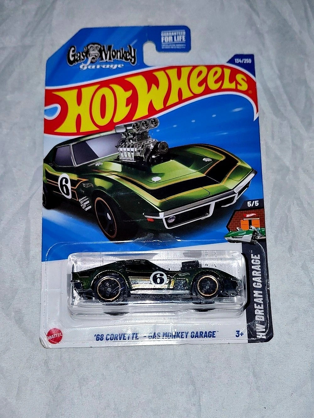 Hot Wheels '68 Corvette - Gas Monkey Garage 1:64 Die-Cast Car